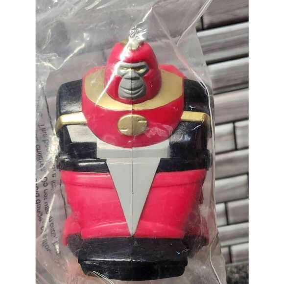 Retro Mighty Morphin Power Rangers The Movie Red Ranger with Ape Ninjazord - Picture 3 of 4